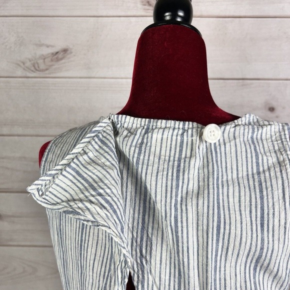 Marine Layer Tenley Skirt Midi Dress Stripe Cut Out - Picture 10 of 14